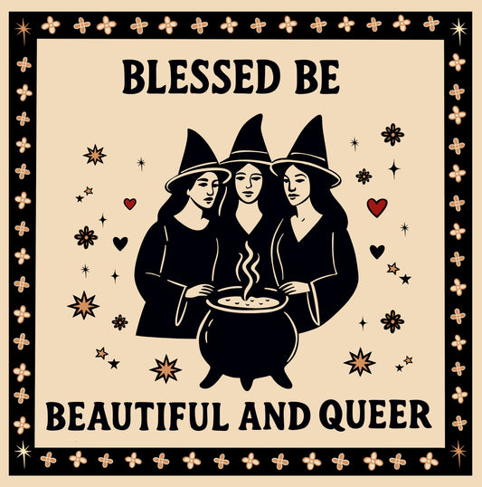 Blessed Be Beautiful and Queer Greetings Card