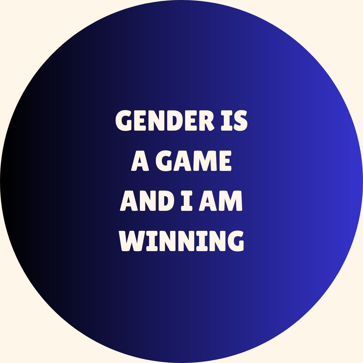 Gender is a Game badge
