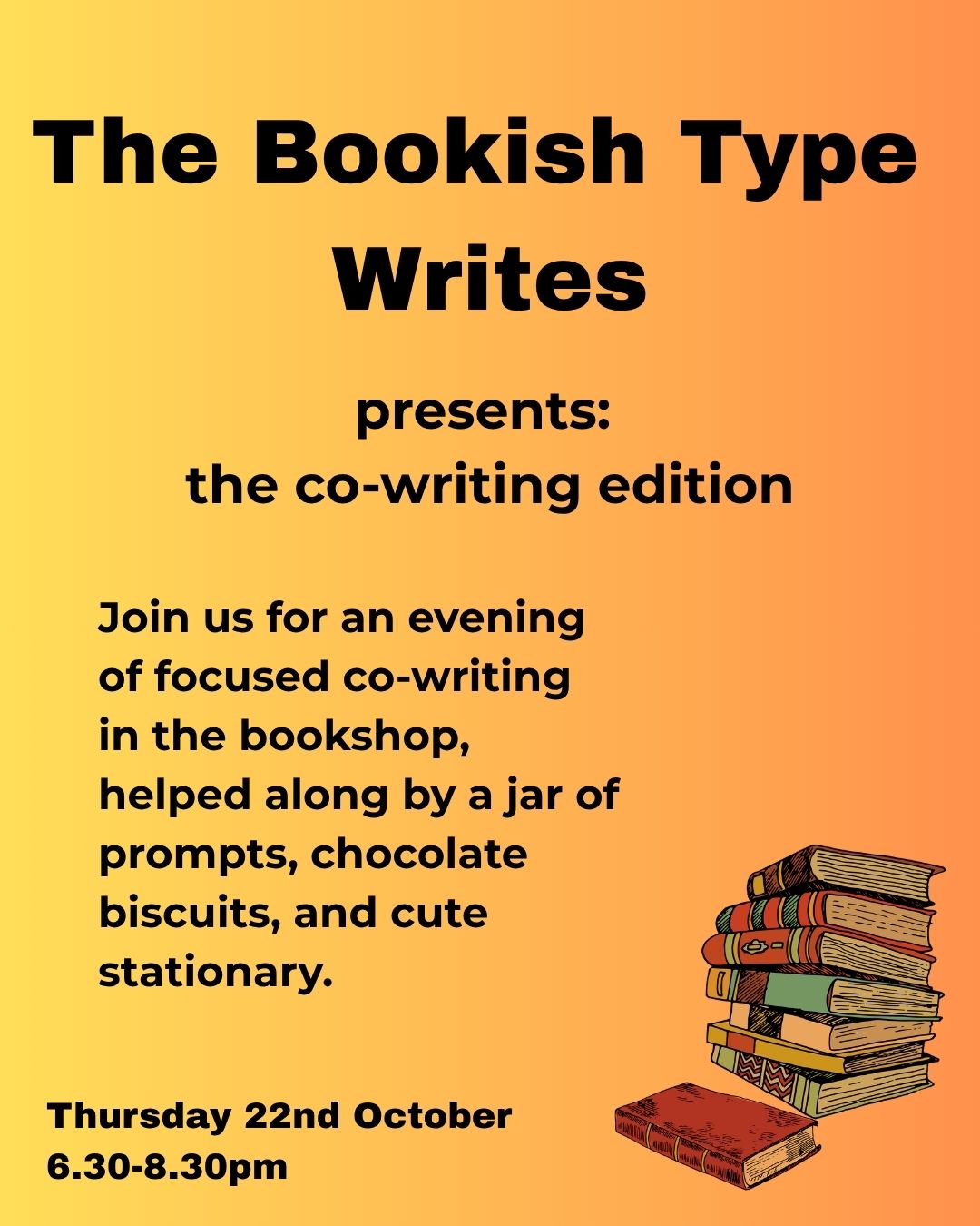 The Bookish Type Writes: Co-Writing Edition