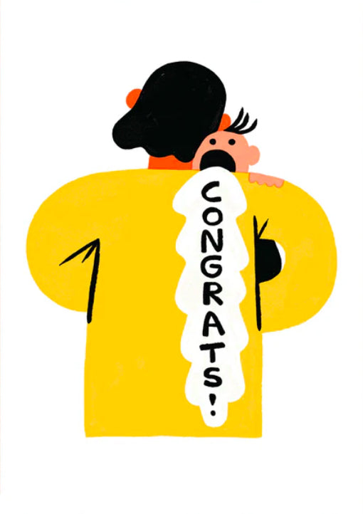 Baby Barf Congrats greetings card