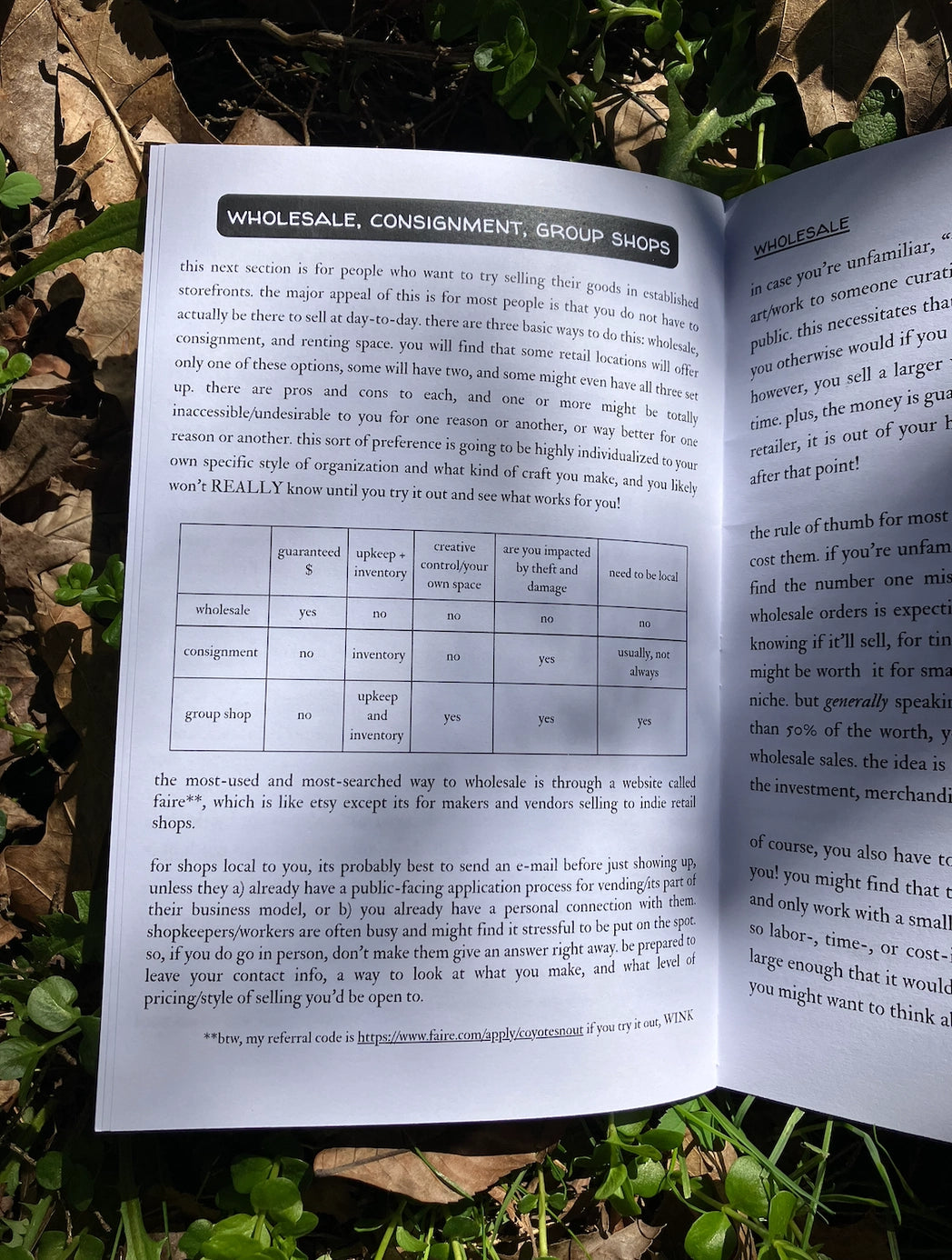 How To Sell Your Arts N Crafts Zine