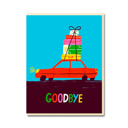 Goodbye greetings card