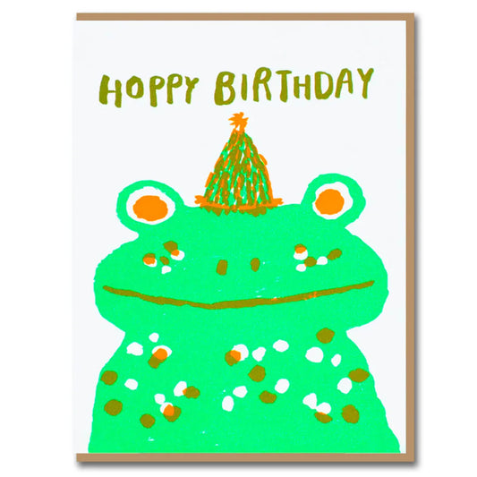 Hoppy Birthday greetings card