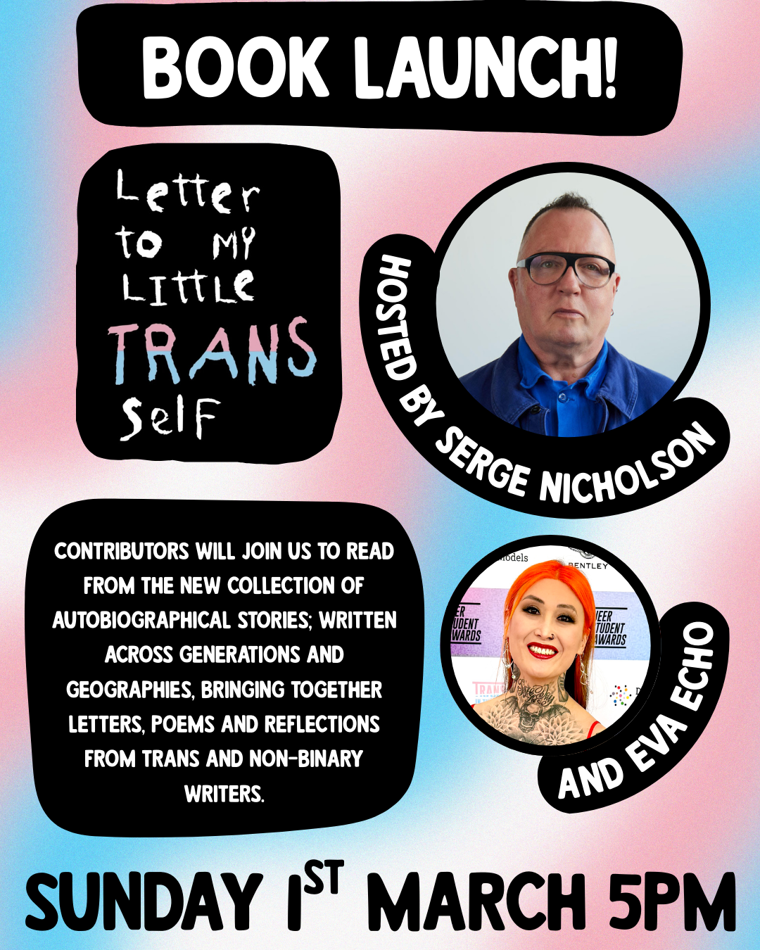 Letter To My Little Trans Self: Book Launch and Q&A