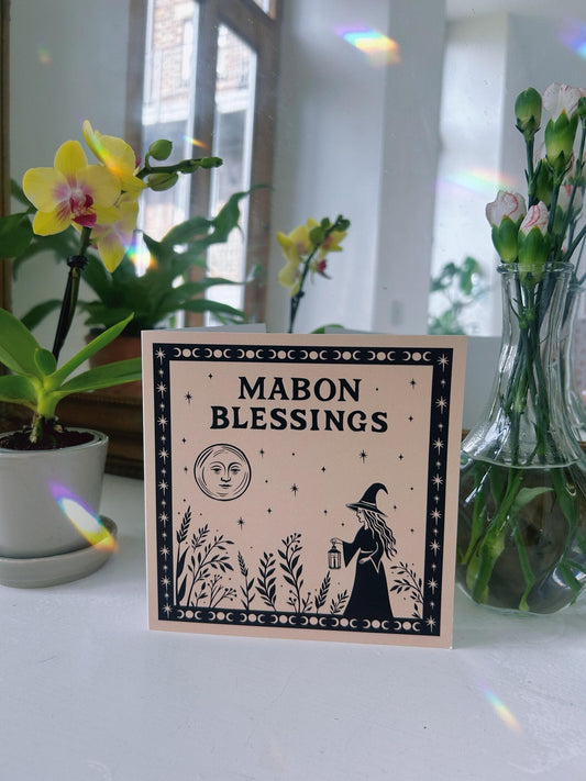 Mabon Blessings Greetings Card