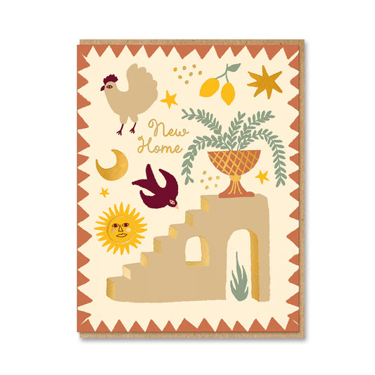 New Home greetings card