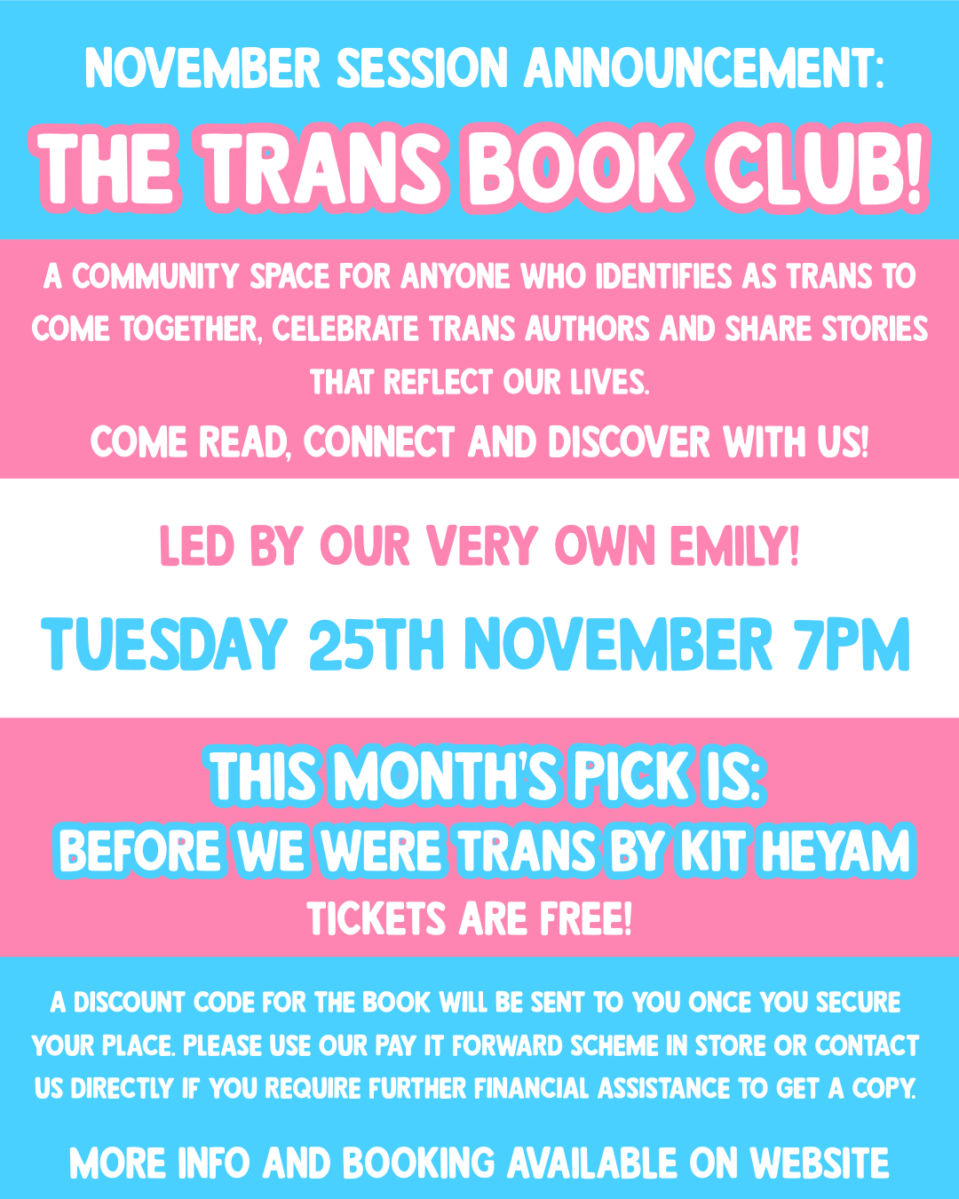 The Trans Book Club: Before We Were Trans by Kit Heyam