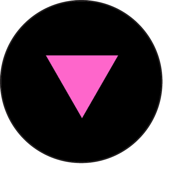 Pink Triangle Badge