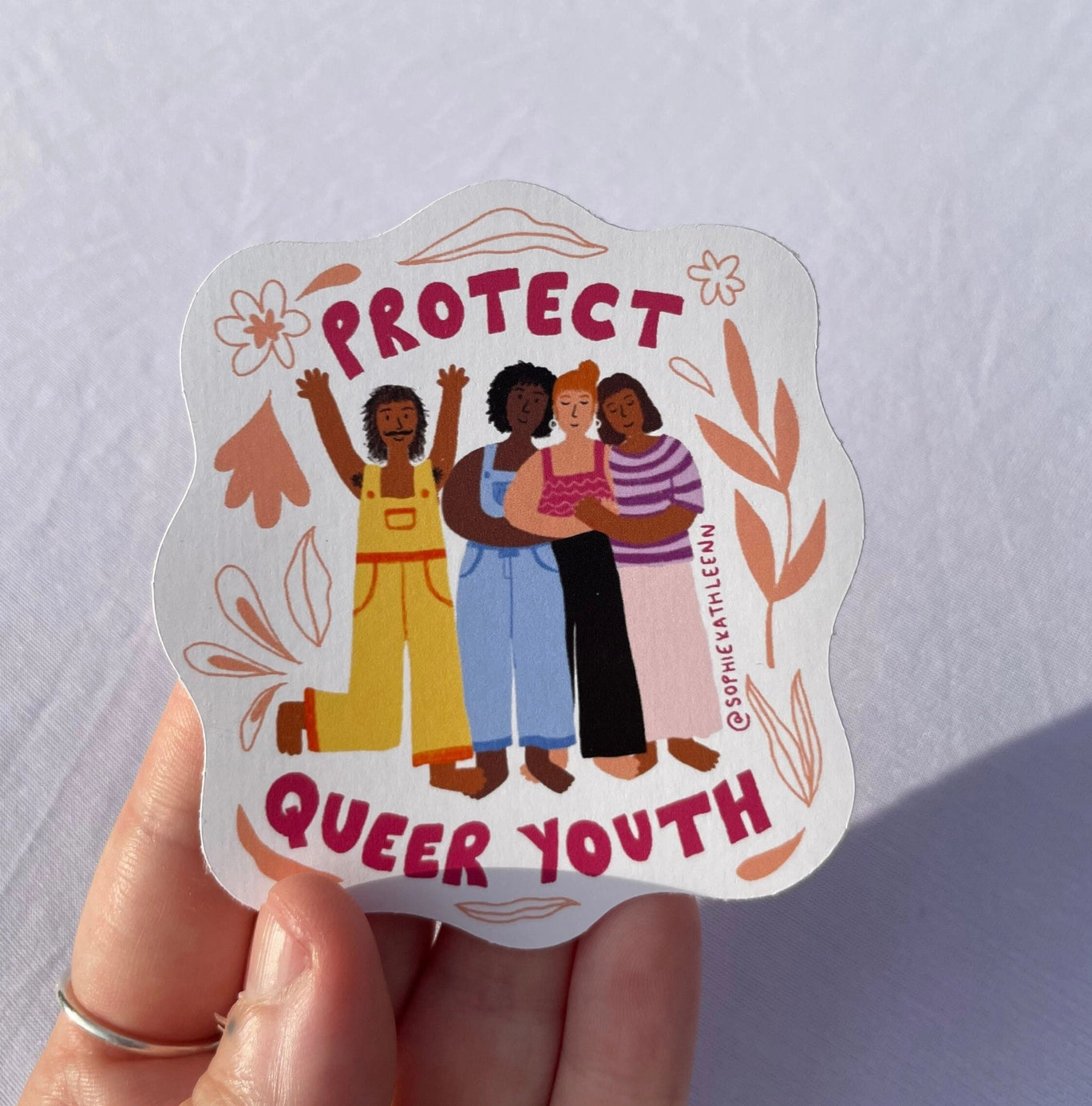 Protect Queer Youth Vinyl Sticker