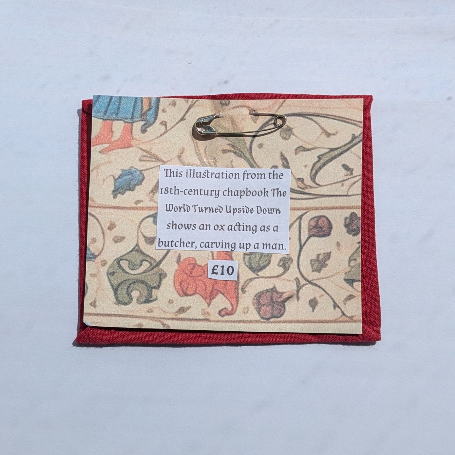 Ox Butcher Hand Embroidered Patch