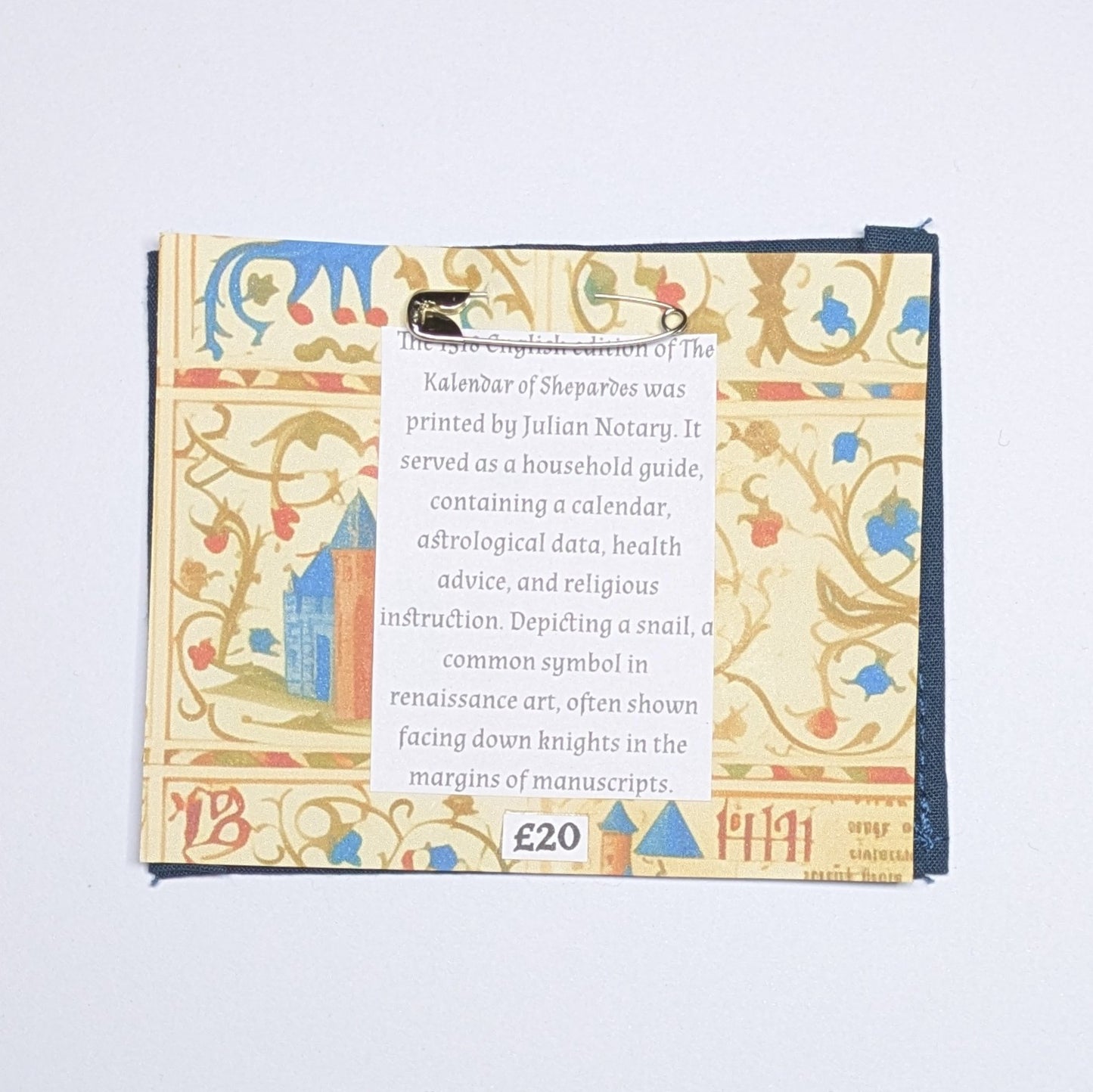 Attack! (But slowly) Hand Embroidered Patch