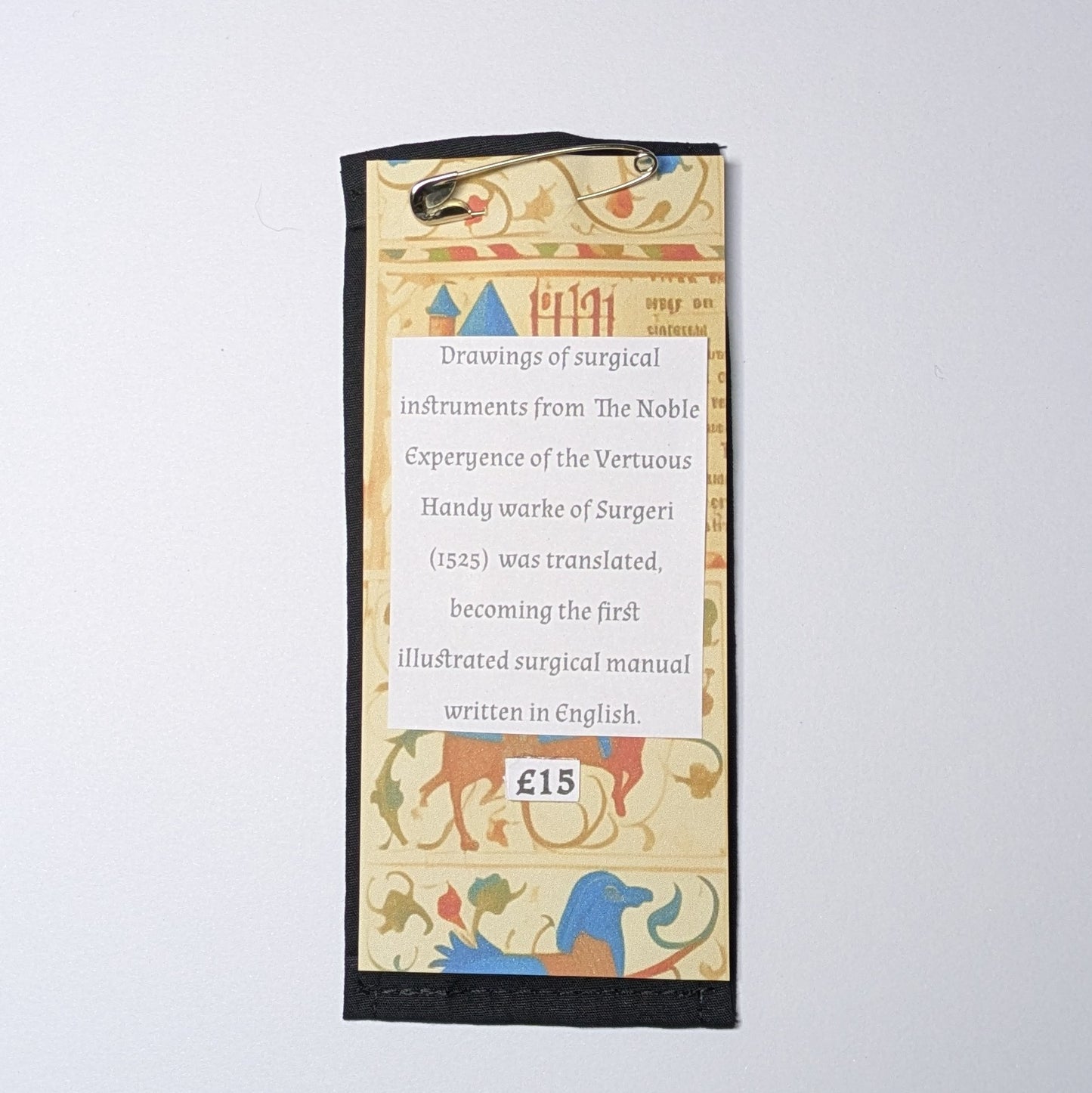 Surgical implement Hand Embroidered Patch