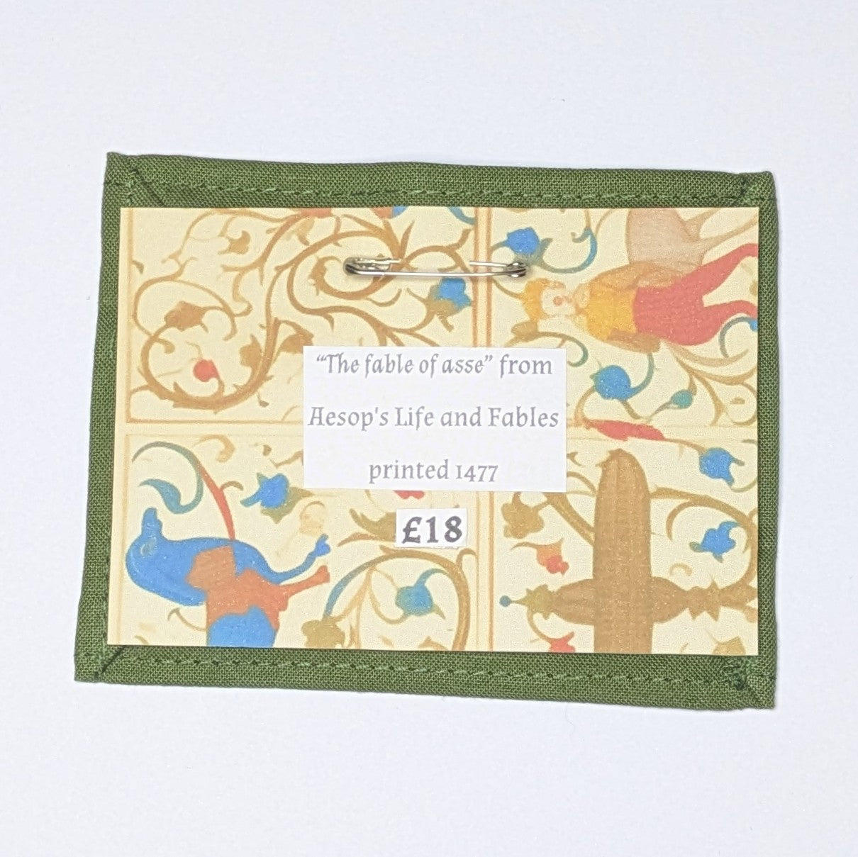 The Fable of the Asse Hand Embroidered Patch