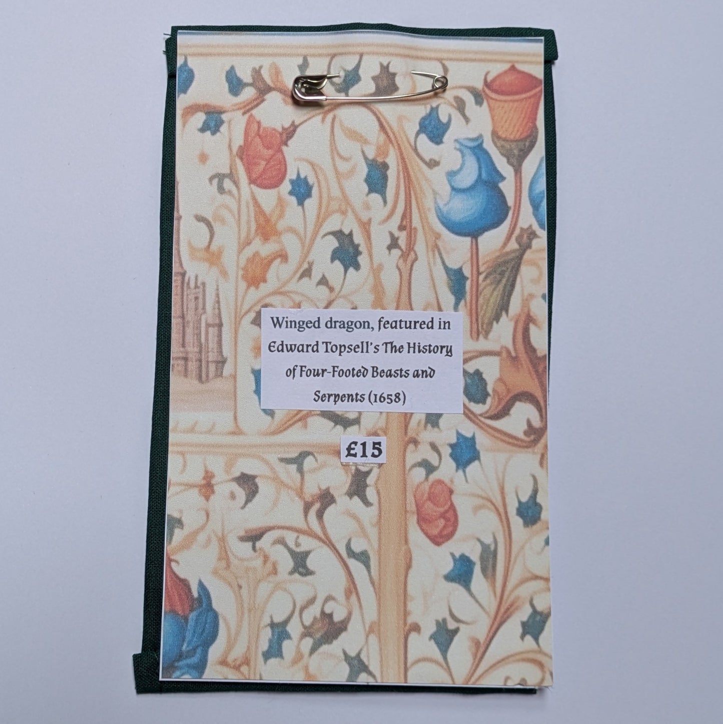 Winged Dragon Hand Embroidered Patch