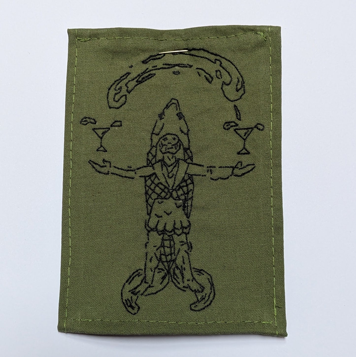 Fishman Water Bearer Hand Embroidered Patch