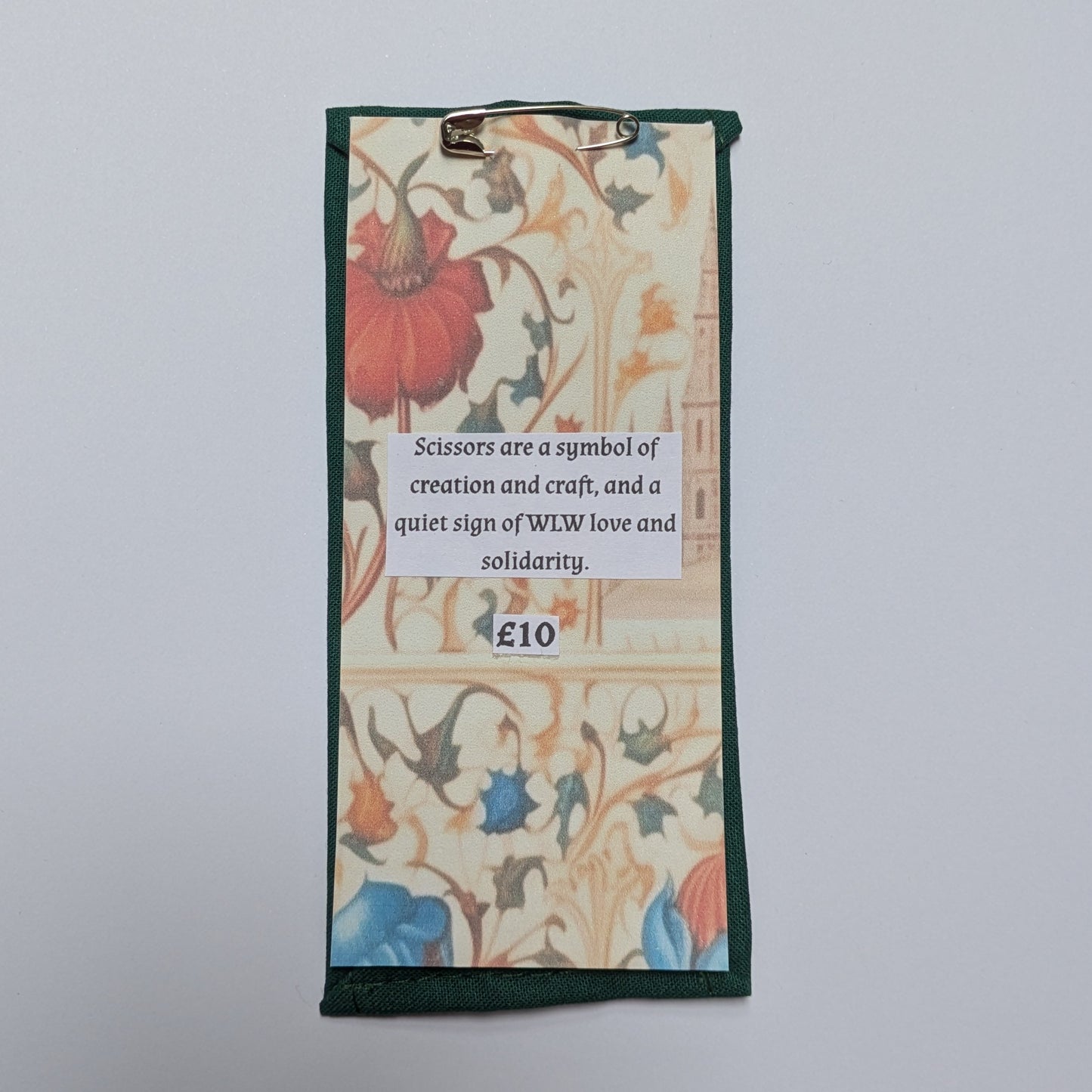 Scissor Me Hand Embroidered Patch