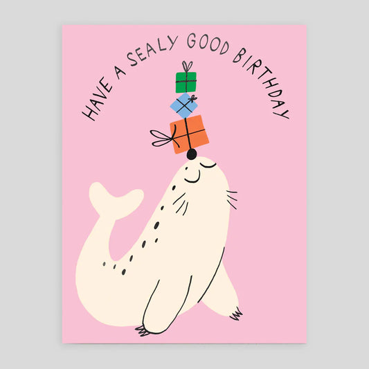 Have a Sealy Birthday greetings card