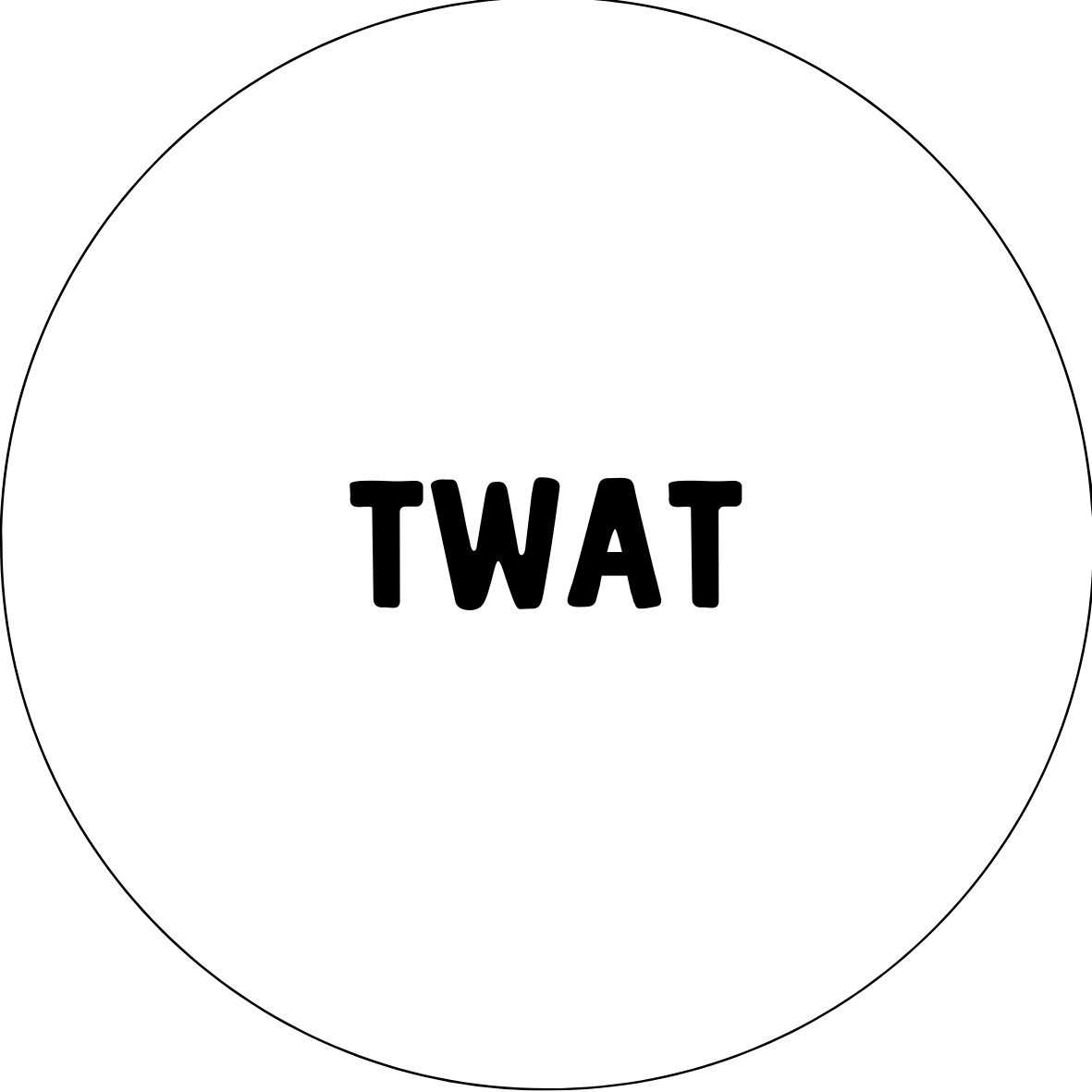 Twat badge