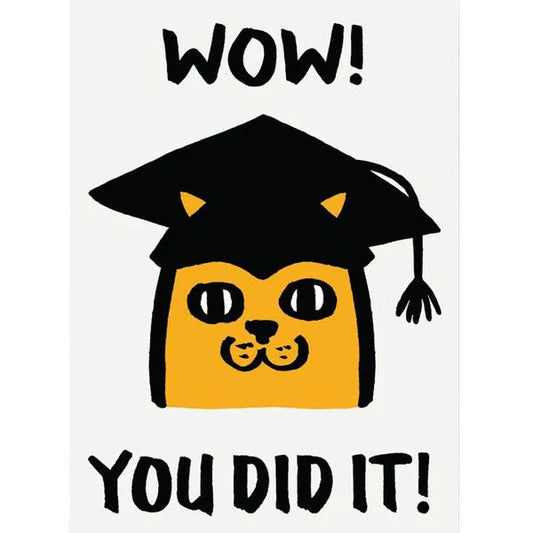 Wow! You Did It! greetings card