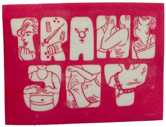 Trans Joy sticker