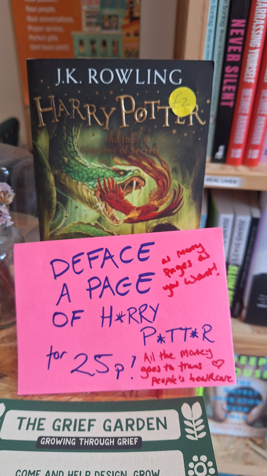 Deface a Page of H*rry P*tter
