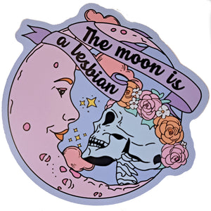 The Moon is a Lesbian sticker