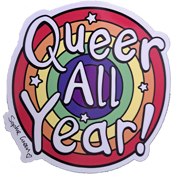 Queer All Year! sticker
