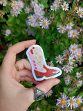 Vulva Sticker: Holographic Cowgirl Boot