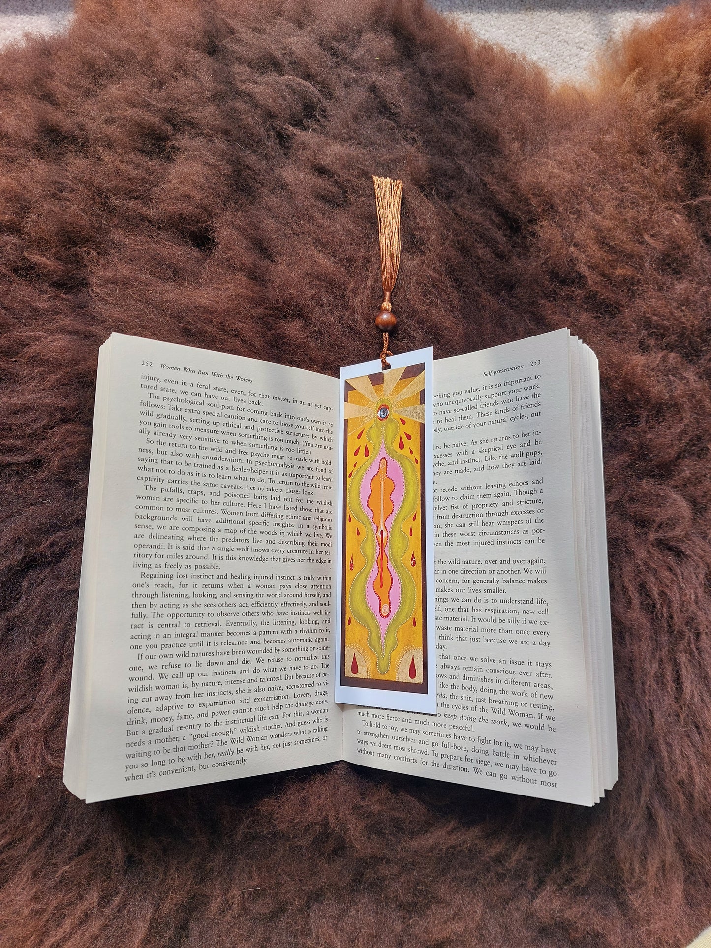 Vulva Bookmark: Yoni of The Sun