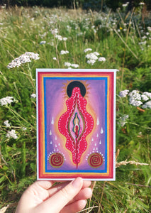 Vulva Print: Yoni of Alchemy