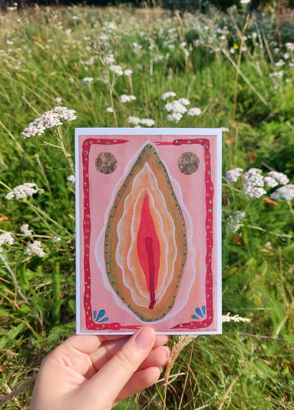Vulva Print: Yoni of The Soft Veil