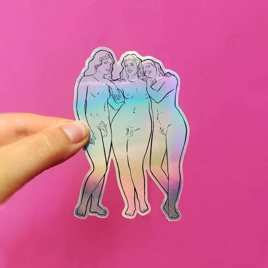 Trans Three Muses sticker