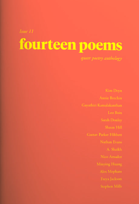 Fourteen Poems: Queer Poetry Anthology - Issue 11