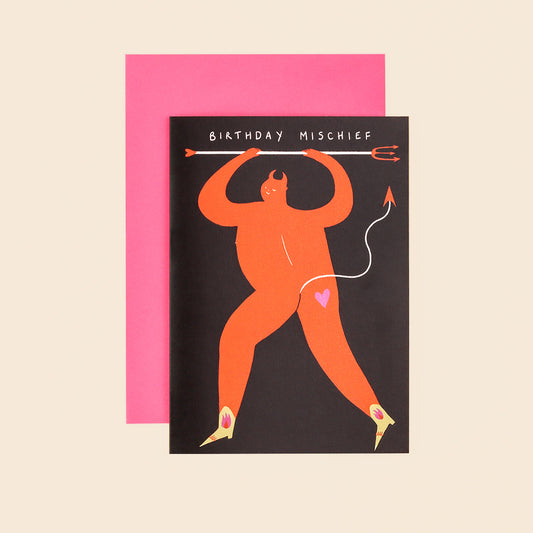 Birthday Mischief greeting card