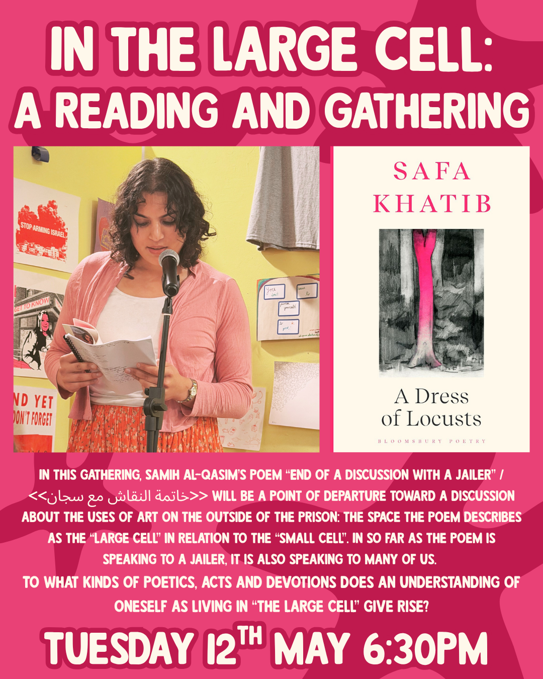 In the Large Cell: A Reading and Gathering