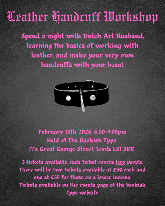 Leather Handcuff Workshop - Couples Class