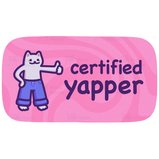 Certified Yapper Cat sticker