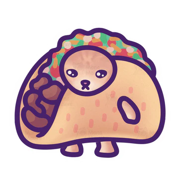 Taco Cat Sticker