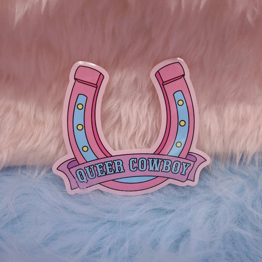 Queer Cowboy Large Vinyl Sticker