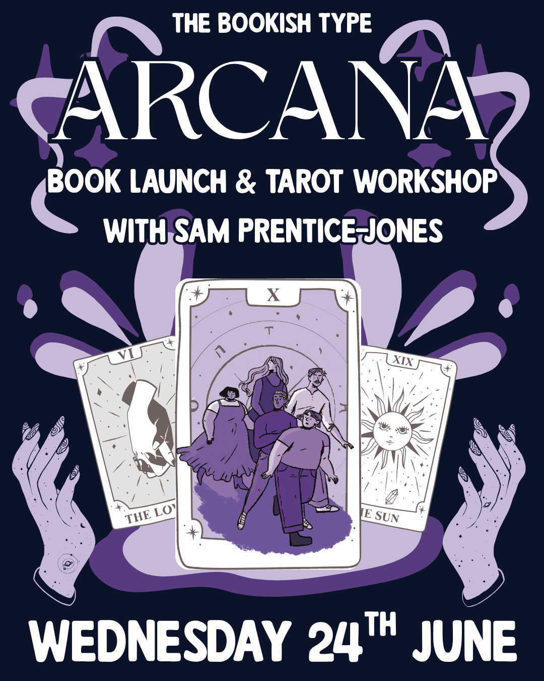 Arcana: Book Launch & Tarot Workshop with Sam Prentice-Jones
