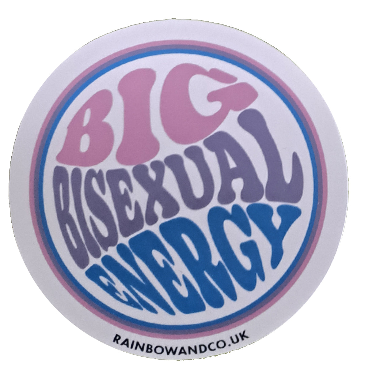 Big Bisexual Energy sticker