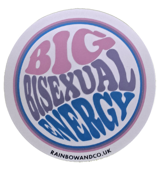 Big Bisexual Energy sticker