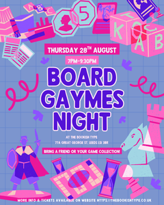 Board GAYmes Night at The Bookish Type