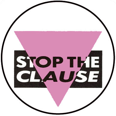 Stop The Clause Retro Badge