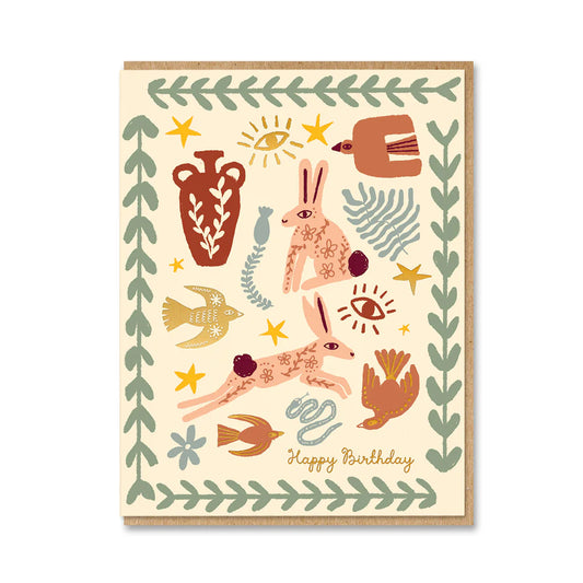 Happy Birthday: Folk Tales greeting card