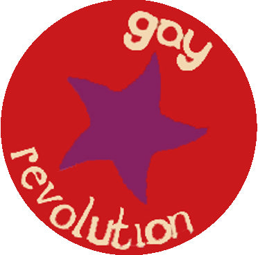 Gay Revolution Retro Badge