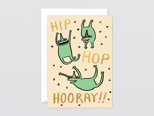 Hip Hop Hooray! greetings card