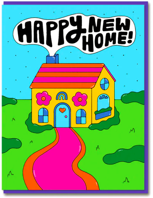 Happy New Home greetings card