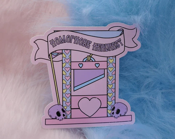 Homophobe Headrest sticker