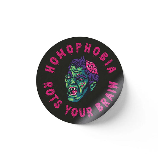 Homophobia Rots Your Brain sticker